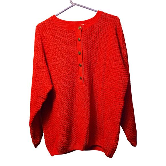Vintage Avon Fashions red knit sweater - Picture 1 of 5